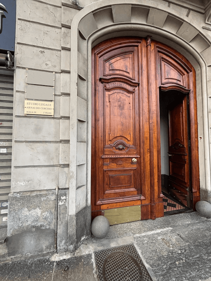 Ingresso dello Studio